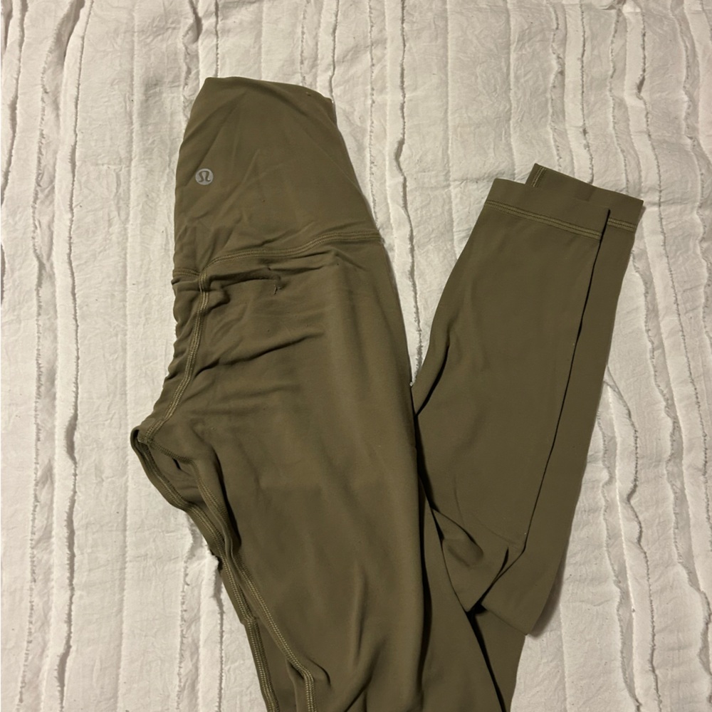 green lululemon leggings